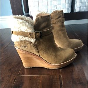 Ugg Wedge Booties - size 7